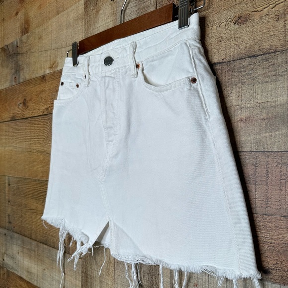 GRLFRND Milla Denim Mini white 24 - Picture 3 of 12